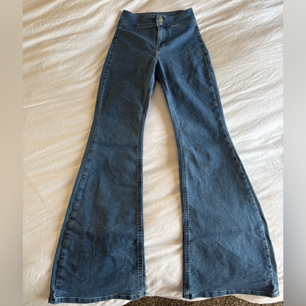 Topshop Petite Flare Jeans